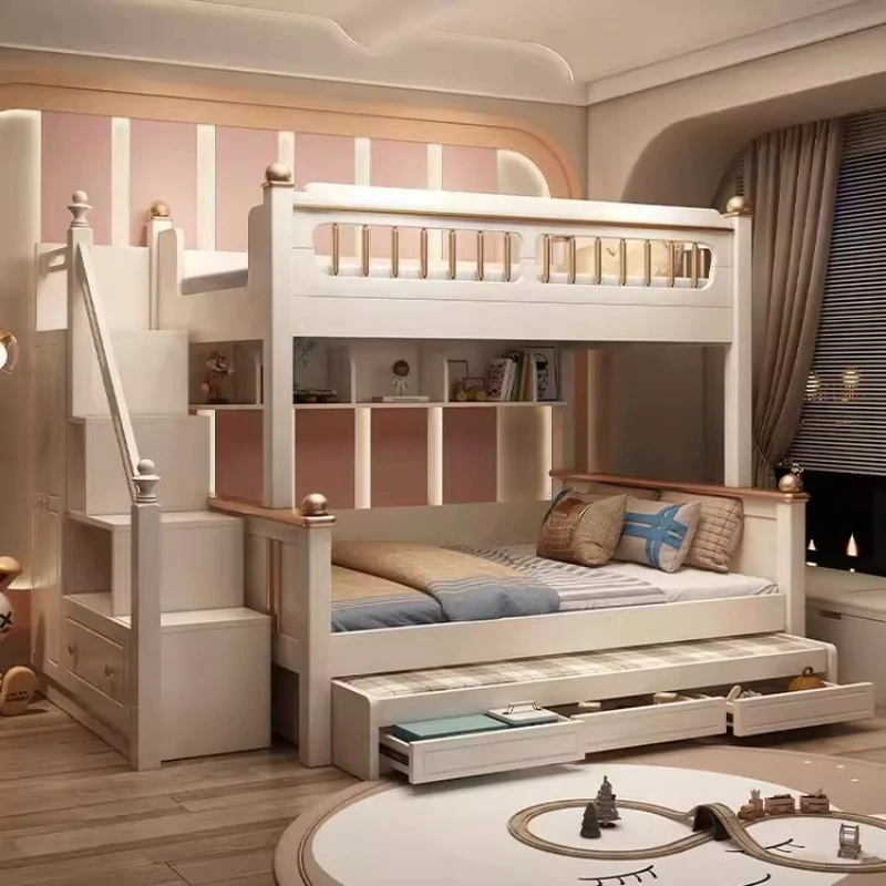 เตียงสองชั้นไม้ขนาด 135x190 ซม - King Size Bed Frame With Storage Drawers บทวิจารณ์และราคา