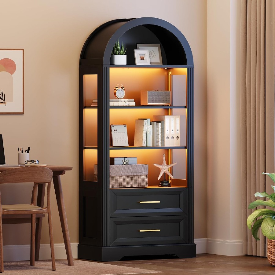 ตู้โชว์, ตู้หนังสือทรงสูงโค้งพ - Storage บทวิจารณ์และราคา